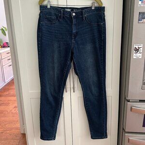 Mossimo Denim High Rise Jeggings, Size 14/32R, Power Stretch